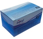 Bronyl étui en U en PVC transparente de 140 microns, ft carte de crédit, présentoir de 100 pièces