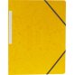 Pergamy elastomap 3 kleppen geel, pak van 10 stuks