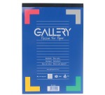Gallery bloc de notes, ft A4, quadrillé 5 mm