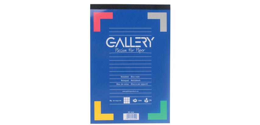 Gallery Notizblock, Format A4, Quadrat 5 mm