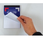 Gallery notebook, size A6, 5 mm grid, pad of 100 sheets