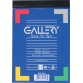 Gallery carnet de notes, ft A6, quadrillé 5 mm, bloc de 100 feuilles