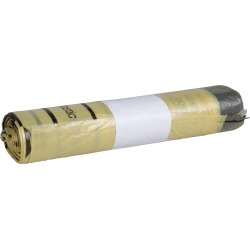 Sac à ordures avec cordon, PMD, 15 microns, 60 litres, rouleau de 10 sacs
