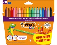 Bic Kids feutre Couleur, blister de 14 + 4 gratuit