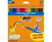Bic Kids crayon de couleur Evolution, blister de 18 + 6 gratuit