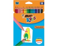 EN_Lapices de colores bic tropicolors estuche de 18 colores surtidos