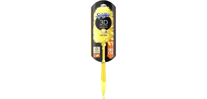 Swiffer Duster kit 3D Clean, avec 1 lingette, sous blister