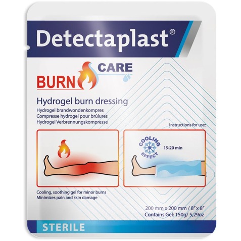 Detectaplast Burn Care hydrogel compres voor brandwonden, ft 20 x 20 cm