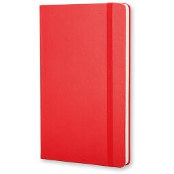 Moleskine carnet de notes, ft 9 x 14 cm, uni, couverture solide, 192 pages, rouge