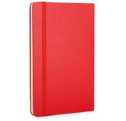 Moleskine carnet de notes, ft 13 x 21 cm, ligné, couverture solide, 240 pages, rouge
