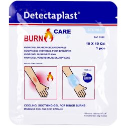 Detectaplast Burn Care hydrogel compres voor brandwonden, ft 10 x 10 cm