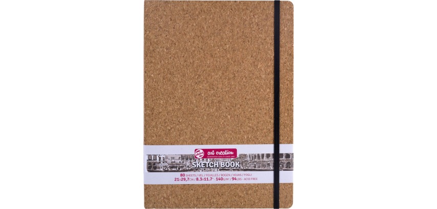 Talens Art Creation Sketchbook 21x29.7cm 140g 80 sheets cork