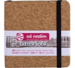Talens Art Creation sketchbook Cork, 140 gsm, 12 x 12 cm, 80 sheets