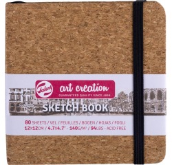 Talens Art Creation cahier de croquis Liège, 140 g/m², ft 12 x 12 cm, 80 feuilles