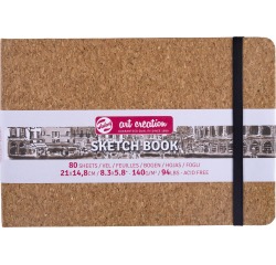 Talens Art Creation schetsboek Kurk, 140 g/m², ft A5, 80 vel