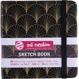 Talens Art Creation cahier de croquis, Art Deco, 12 x 12 cm