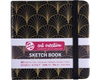 Talens Art Creation cahier de croquis Art Deco, 140 g/m², ft 12 x 12 cm, 80 feuilles