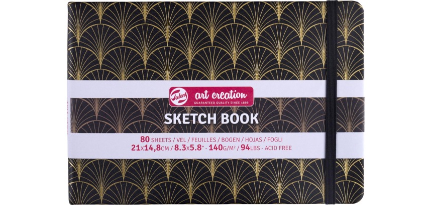 Talens Art Creation schetsboek Art Deco, 140 g/m², ft 21 x 14,8 cm, 80 vel