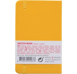 Talens Art Creation schetsboek, goudgeel, ft 9 x 14 cm