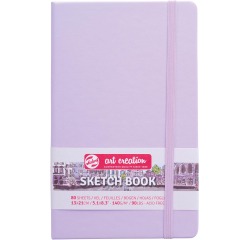 Talens Art Creation carnet de croquis, violet pastel, ft 13 x 21 cm