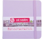 Talens Art Creation carnet de croquis, violet pastel, ft 12 x 12 cm