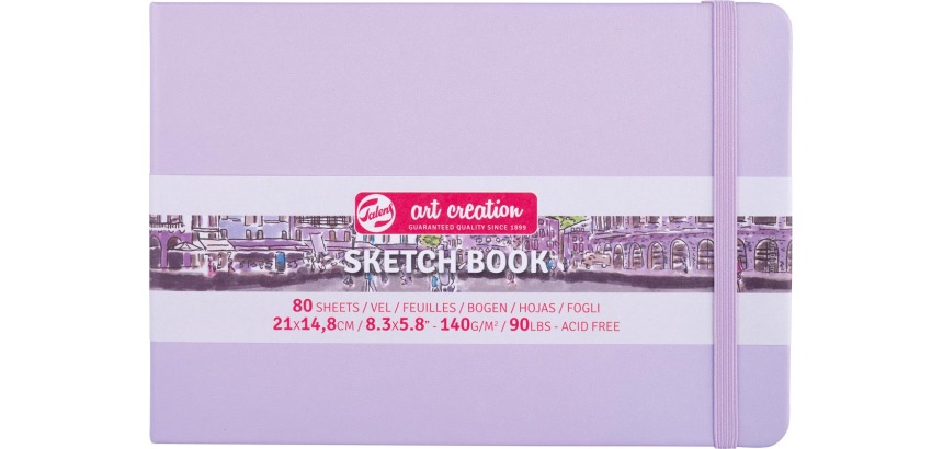 Talens Art Creation Skizzenbuch, Pastellviolett, Format 21 x 15 cm