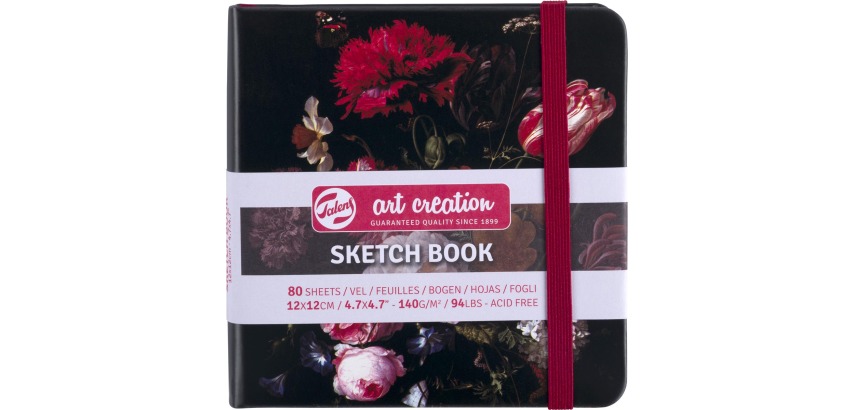 Talens Art Creation Skizzenbuch Stillleben, 140 g/m², 12 x 12 cm, 80 Blatt