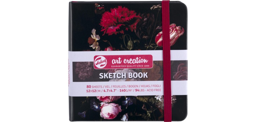 Talens Art Creation cahier de croquis Nature Morte, 140 g/m², ft 12 x 12 cm, 80 feuilles