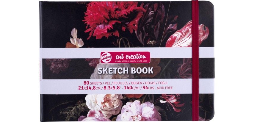 Talens Art Creation Skizzenbuch Stillleben, 140 g/m², 21 x 14,8 cm, 80 Blatt