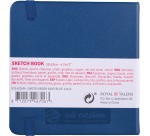 Talens Art Creation sketchbook, navy blue, size 12 x 12 cm