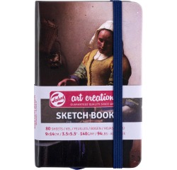 Talens Art Creation cahier de croquis La laitière, 140 g/m², ft 9 x 14 cm, 80 feuilles