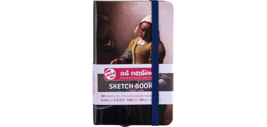 Talens Art Creation cahier de croquis La laitière, 140 g/m², ft 9 x 14 cm, 80 feuilles