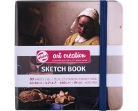 Talens Art Creation cahier de croquis La laitière, 140 g/m², ft 12 x 12 cm, 80 feuilles