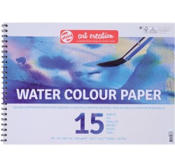 Talens Art Creation aquarelpapier, 240 g, ft A3, blok van 15 vel
