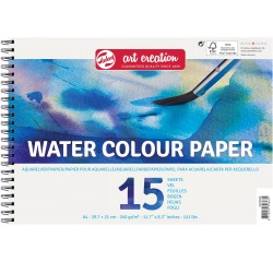En_tac papier aquarelle 240g a4 15f