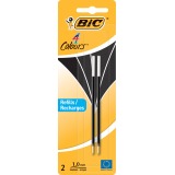 GB_Bic recharge pour stylo bille 4 Colours Medium, blister de 2 pièces, noir