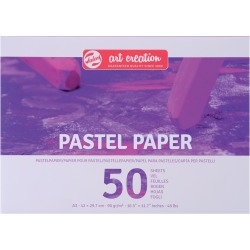 Talens Art Creation papier pour pastels, 90 g, ft 29,7 x 42 cm, A3, bloc de 50 feuilles