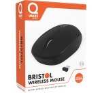 Qware wireless mouse Bristol, black