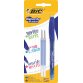 Bic roller Gel-ocity Illusion, bleu, blister de 1 pièces et 2 recharges