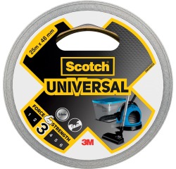 Scotch ruban de réparation Universal, ft 48 mm x 25 m, argent