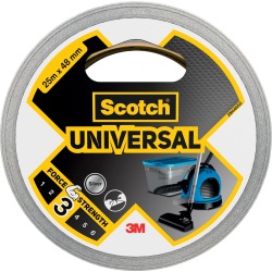 Scotch ruban de réparation Universal, ft 48 mm x 25 m, argent