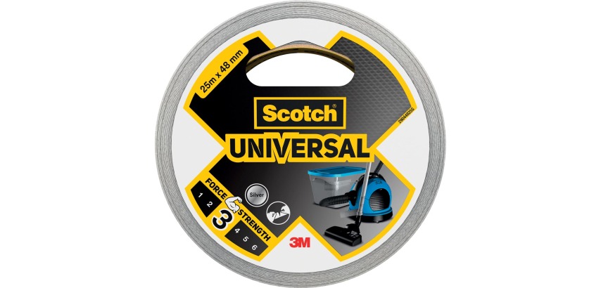 Universal repair tape, 48 mm x 25 m, silver