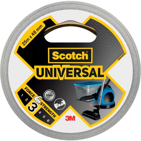 Scotch ruban de réparation Universal, ft 48 mm x 25 m, argent