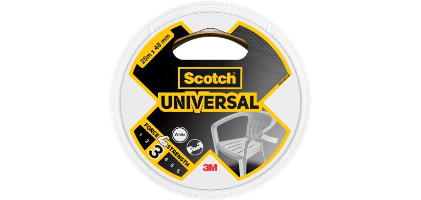 Scotch Universal Repair Tape, ft 48 mm x 25 m, white