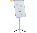 OFFICE products tableau de conférence, 70 x 100 cm, en aluminium, magnétique, mobile