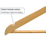 MAUL Mira hangers, wooden, set of 20 pieces