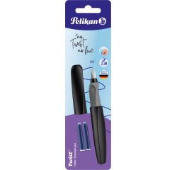 Pelikan Twist vulpen, op blister, zwart