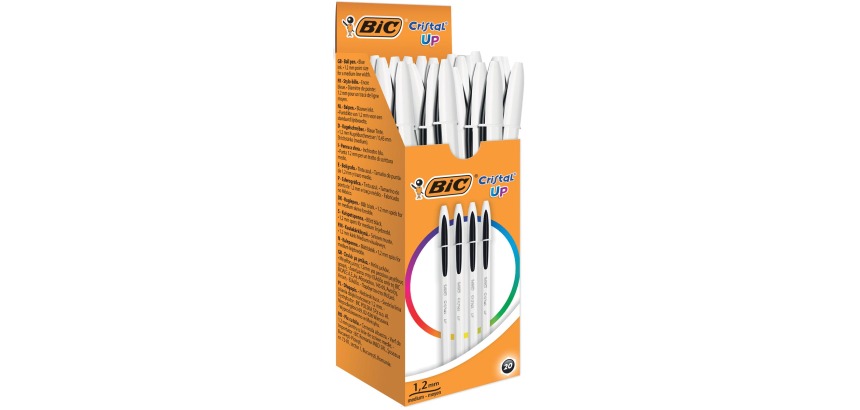 Bic Cristal Up black ballpoint pen