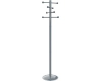 Sapphire coat rack Lite, height: 1,710 mm, gray