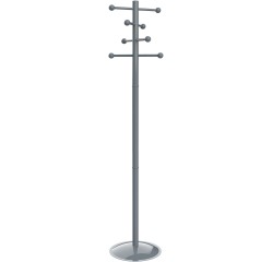 Sapphire coat rack Lite, height: 1,710 mm, gray